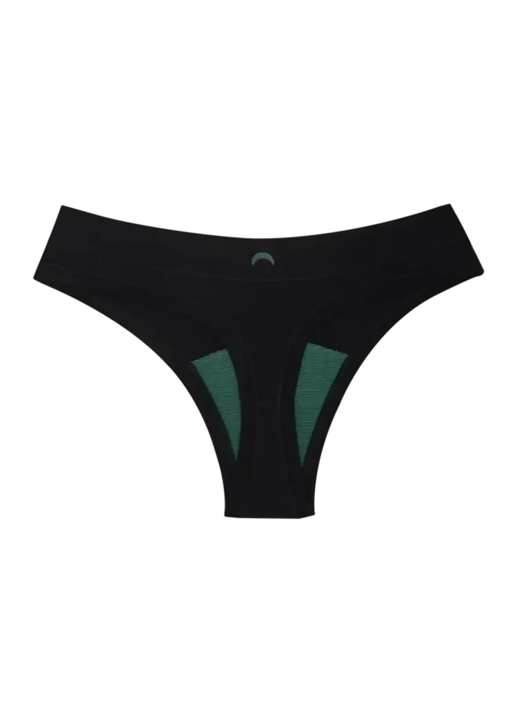 Huha Crossover Thong Black