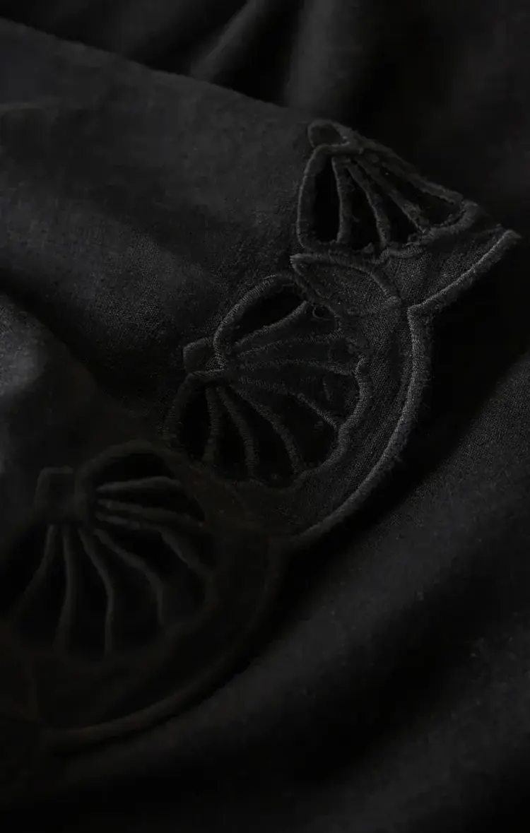 ZSupply Charlene Embroidery Mini Skirt Black
