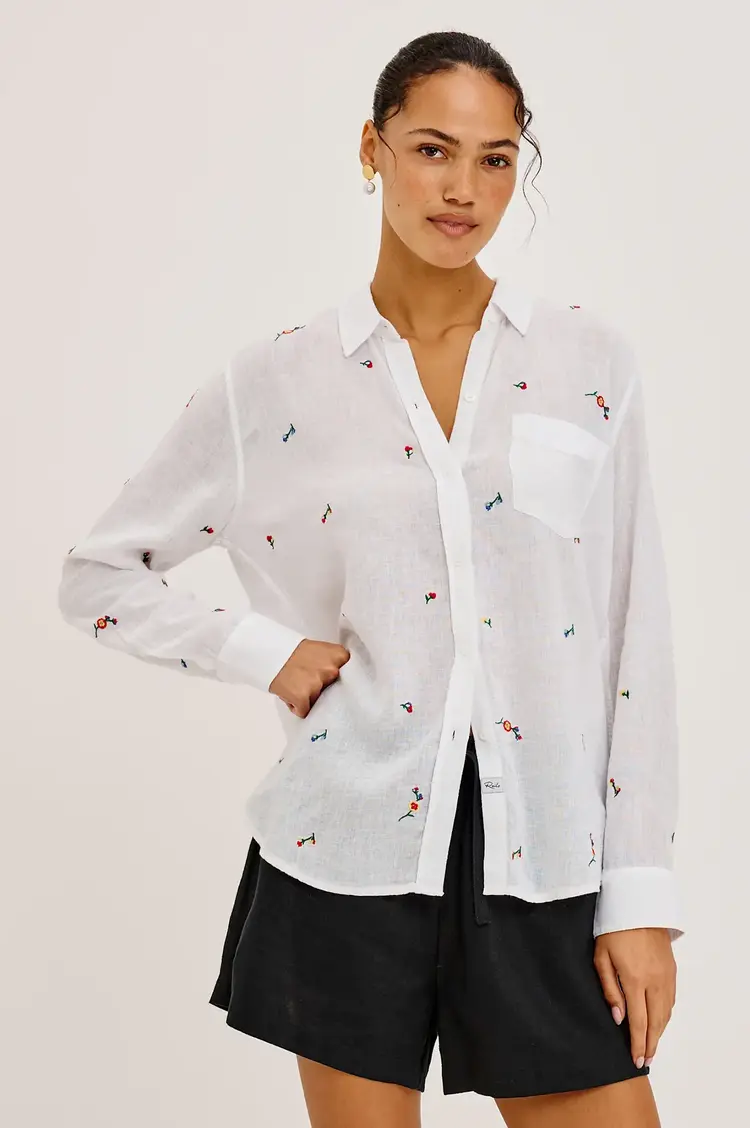 Rails Charli Shirt Wild Flower Embroidery
