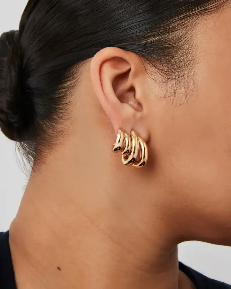 Jenny Bird Florence Earring Gold