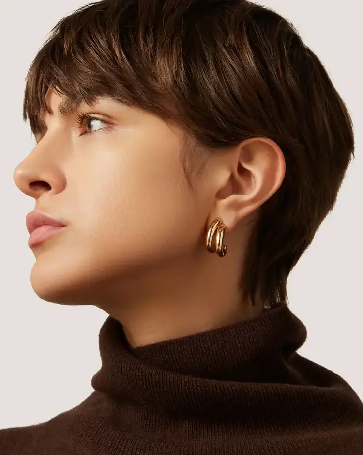 Jenny Bird Florence Earring Gold