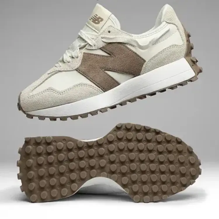 New Balance 327 Sneaker Linen Sea Salt & Mushroom