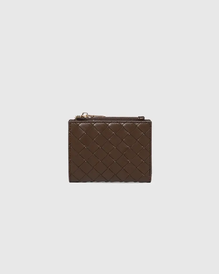 Louenhide Lily Woven Wallet Chocolate