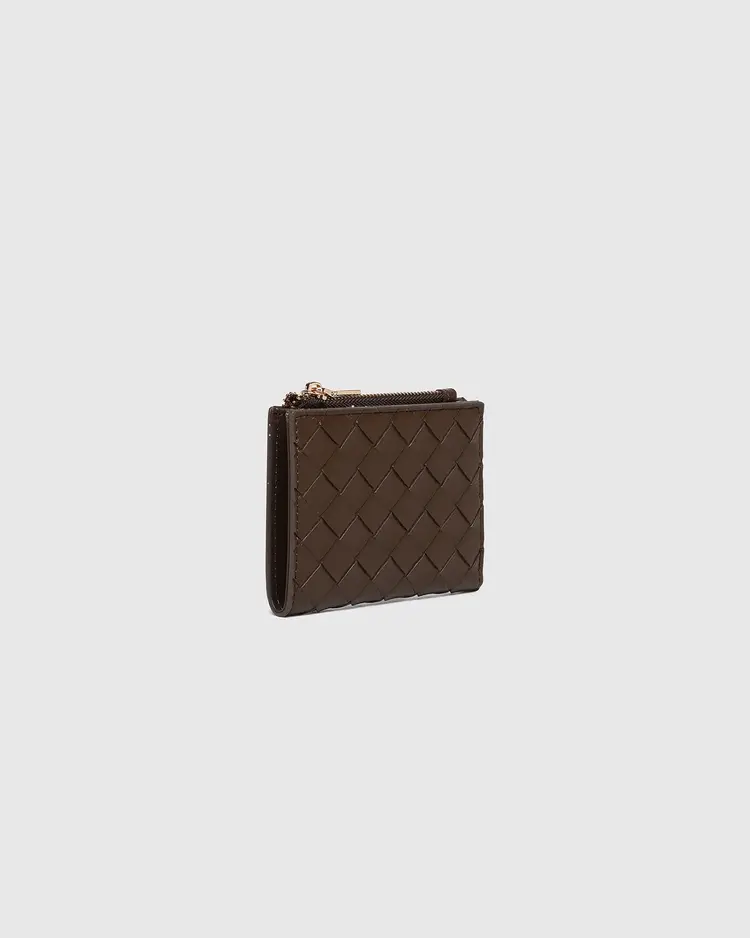 Louenhide Lily Woven Wallet Chocolate