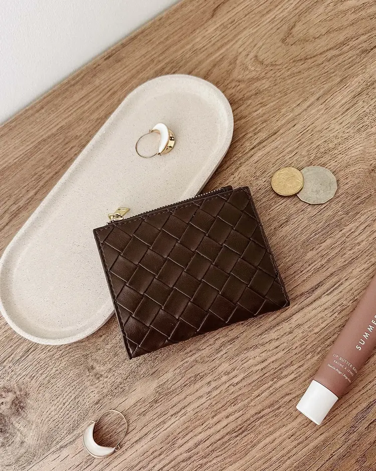 Louenhide Lily Woven Wallet Chocolate
