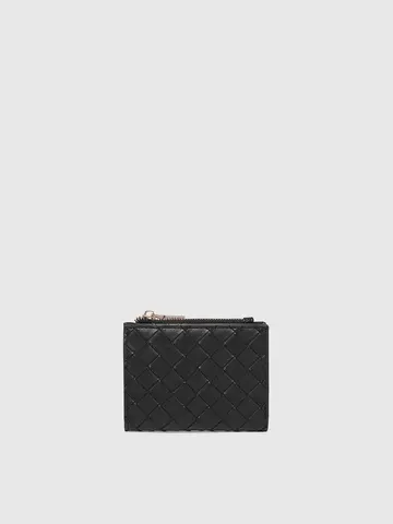 Louenhide Lily Woven Wallet Black