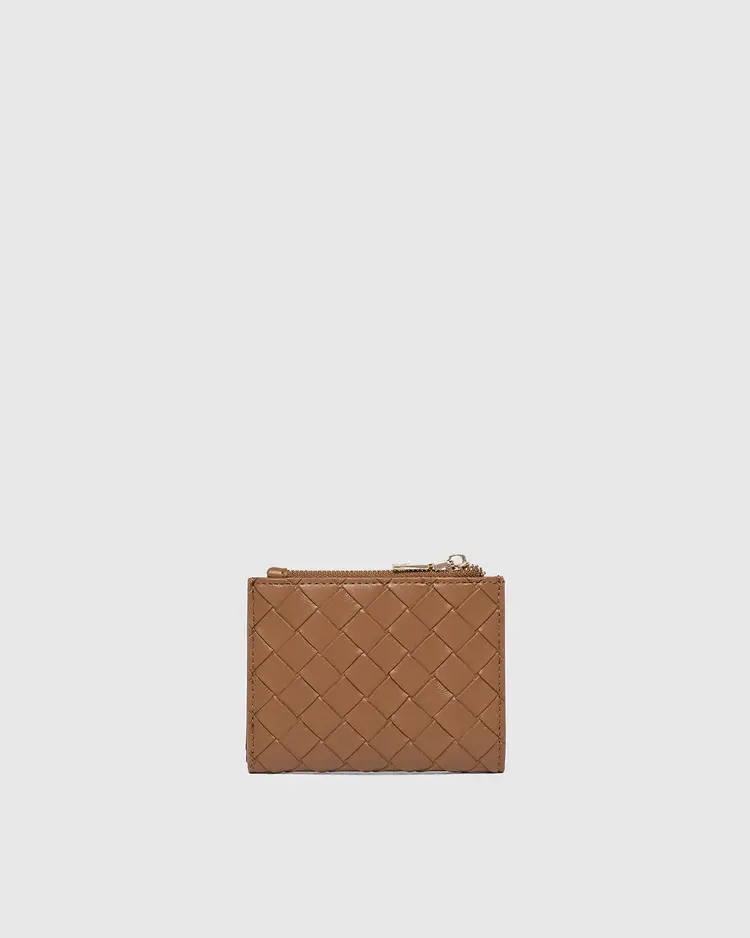 Louenhide Lily Woven Wallet Tan