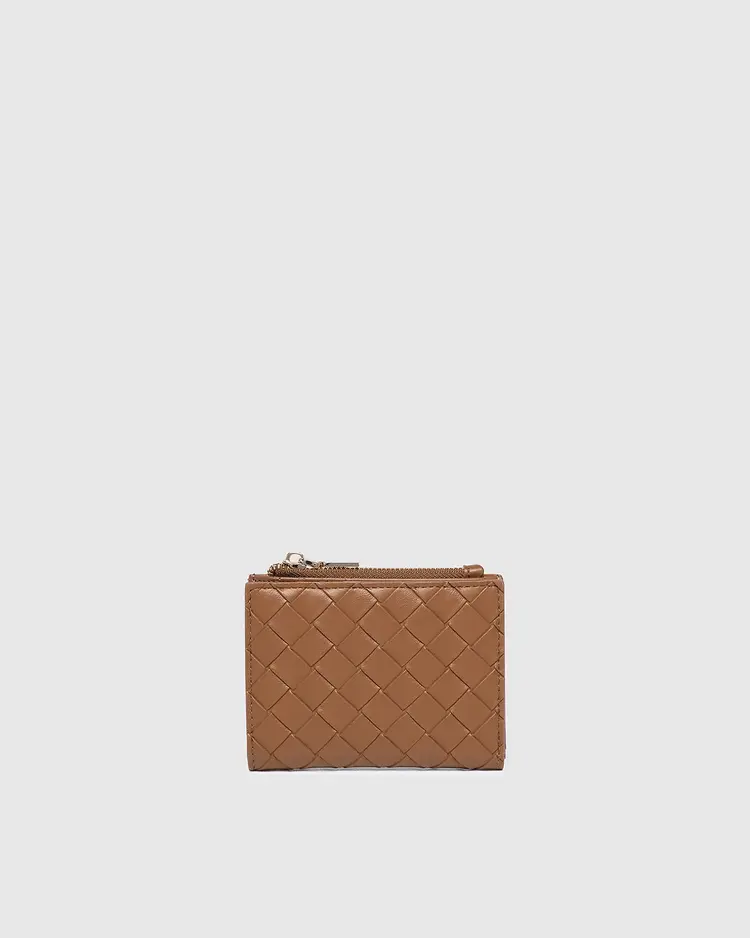 Louenhide Lily Woven Wallet Tan