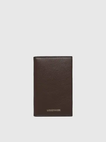 Louenhide Venice Passport Holder Chocolate