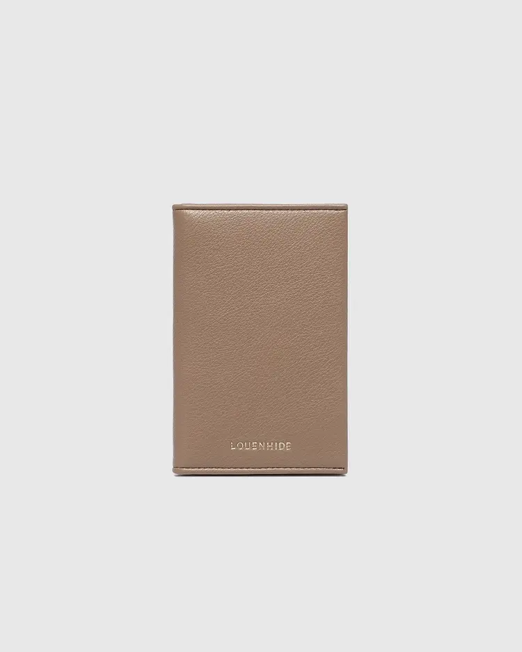 Louenhide Venice Passport Holder Mocha