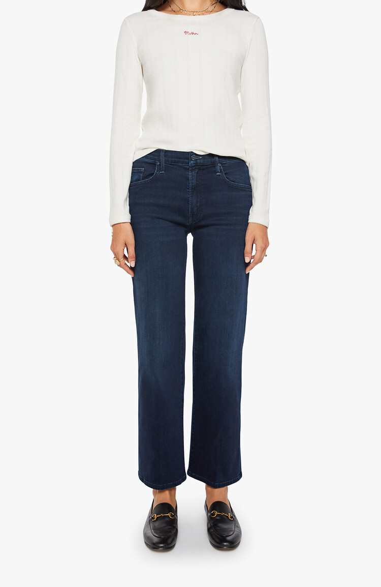 MOTHER The Mid Rise Rambler Zip Ankle Chip On My Shoulder
