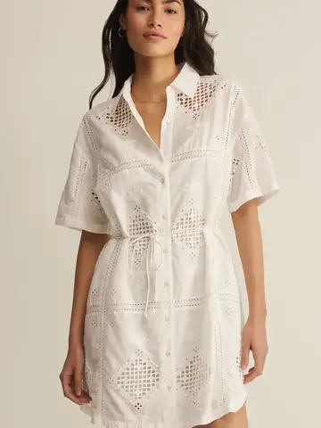 ZSupply Annabelle Eyelet Dress White
