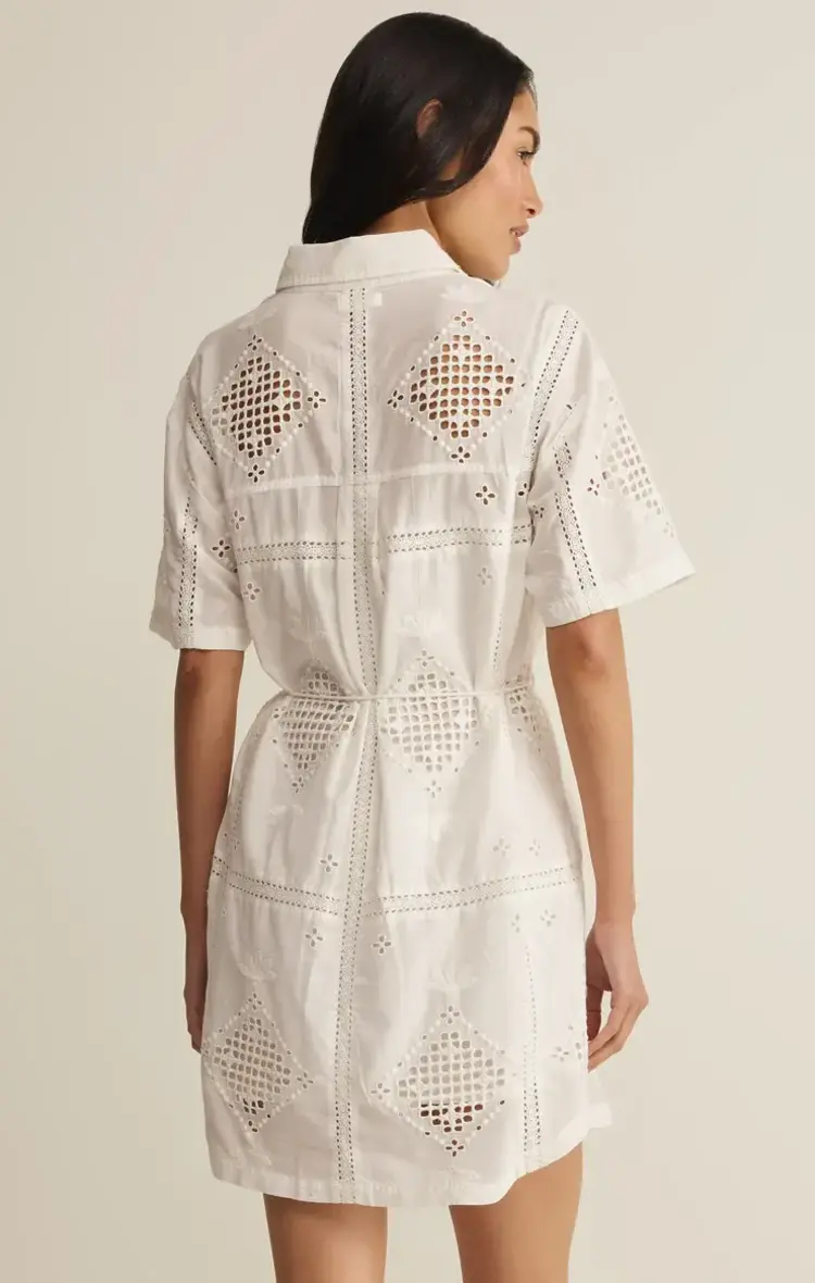 ZSupply Annabelle Eyelet Dress White