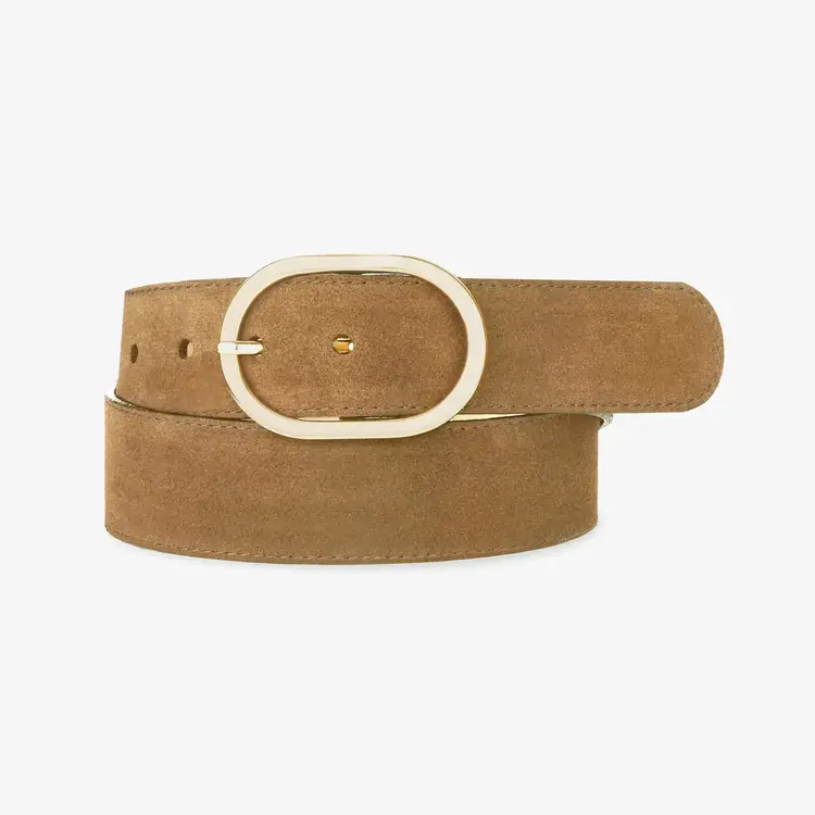 Brave Leather Medora Suede Belt Olivetta