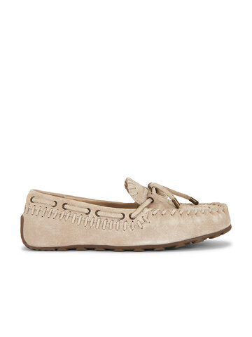 Free People Misty Suede Moccasins Sunstone Sand Suede