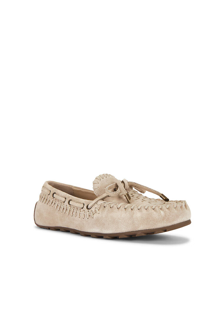 Free People Misty Suede Moccasins Sunstone Sand Suede