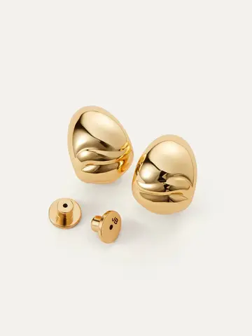 Jenny Bird Nelle Hoop Earrings Gold