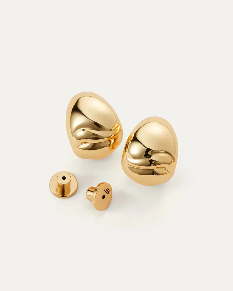 Jenny Bird Nelle Hoop Earrings Gold