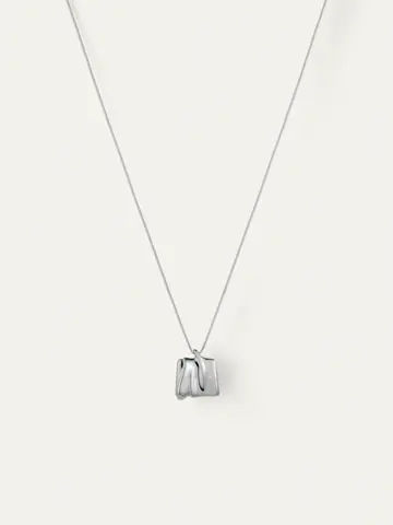 Jenny Bird Sundra Pendant Necklace Silver