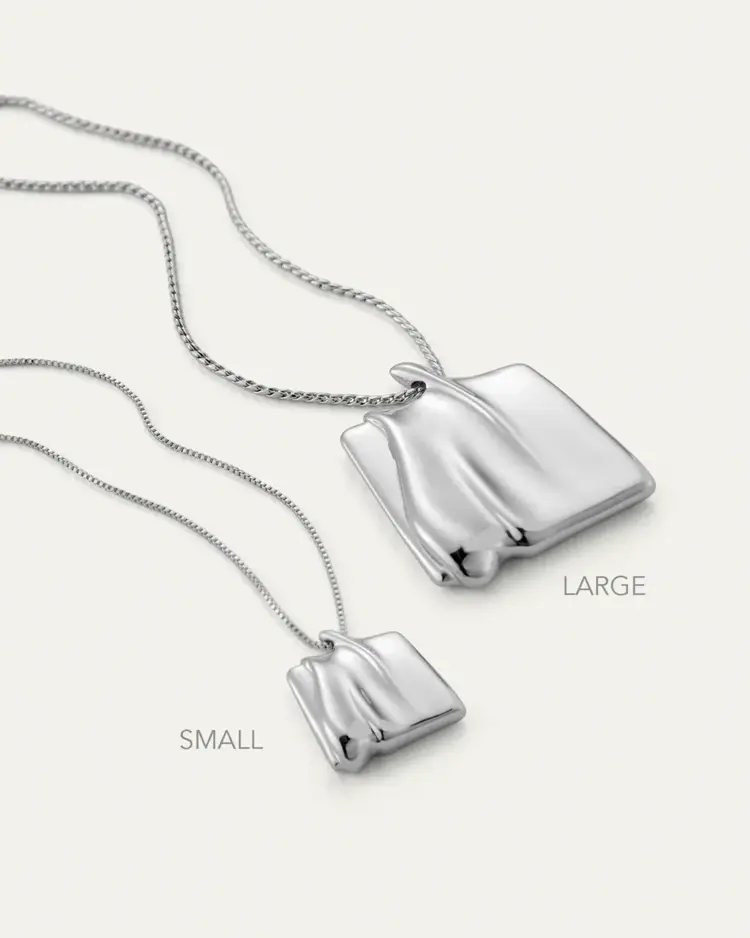 Jenny Bird Sundra Pendant Necklace Silver