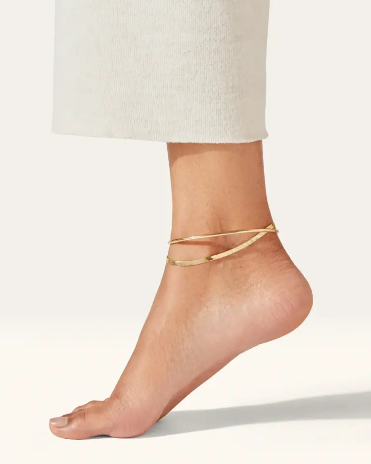 Jenny Bird Zeina Anklet Gold