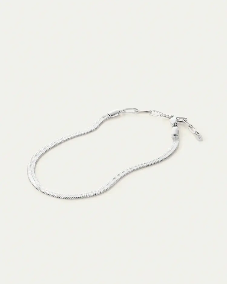 Jenny Bird Zeina Anklet Silver