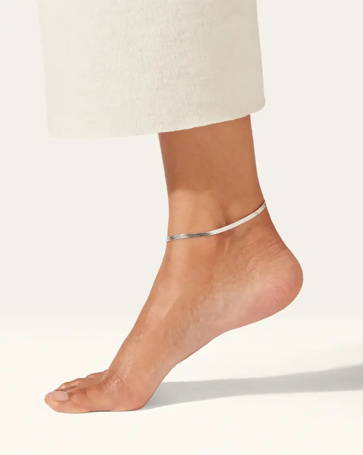 Jenny Bird Zeina Anklet Silver