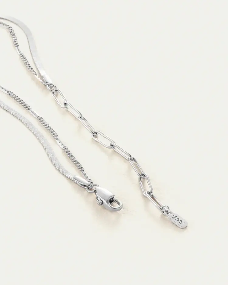 Jenny Bird Surfside Anklet Silver