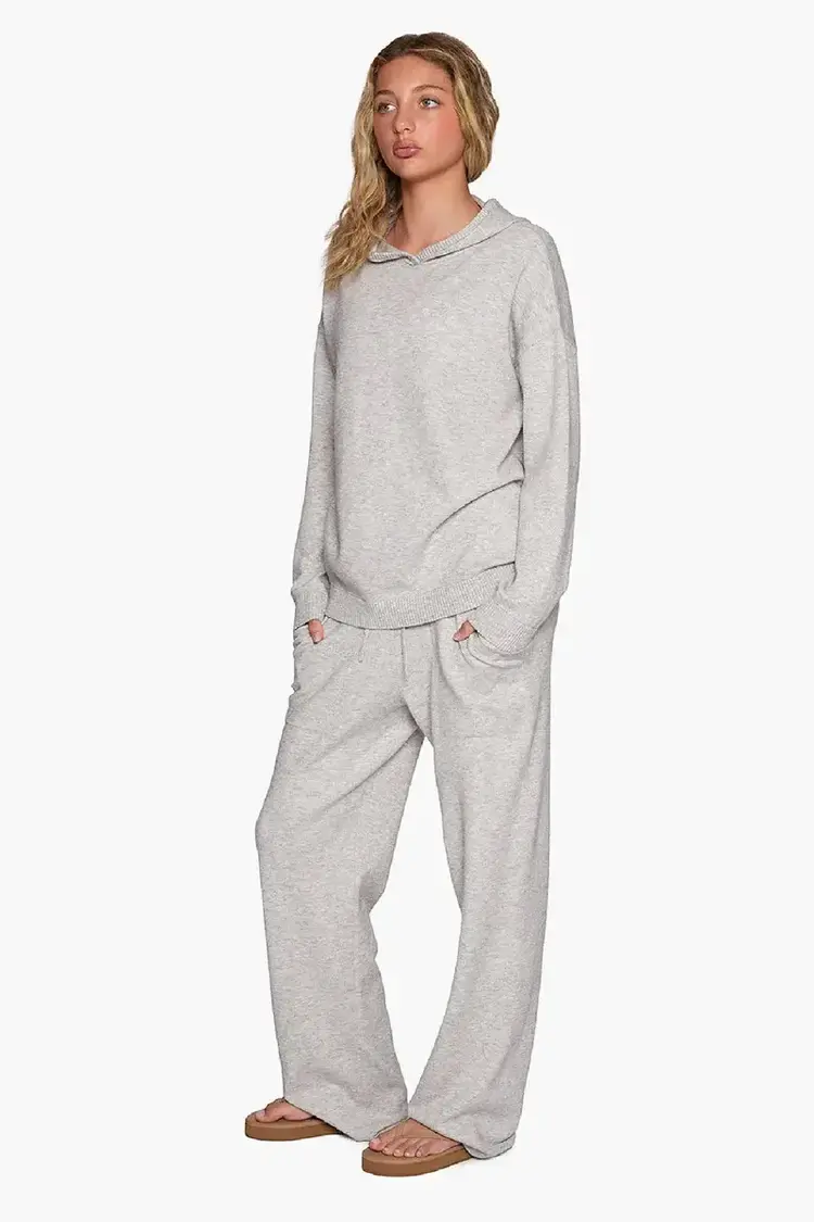 Sunday Sweater Hoodie Heather Grey