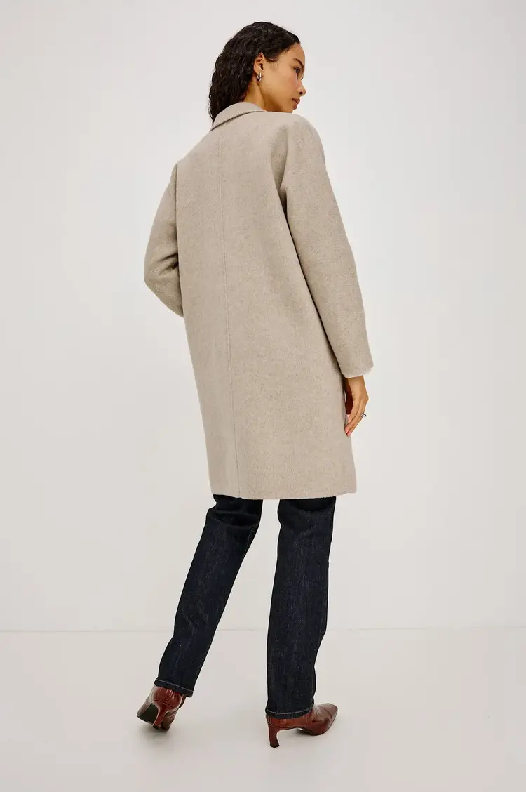 Rails Everest Coat Oat Herringbone