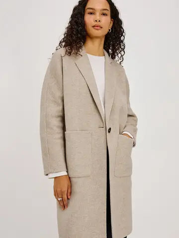 Rails Everest Coat Oat Herringbone