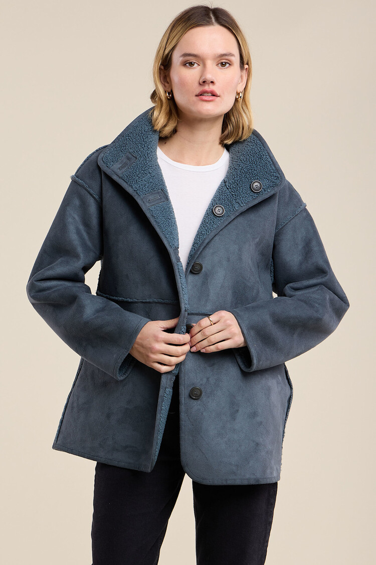 Velvet Shona Jacket Coal Dust