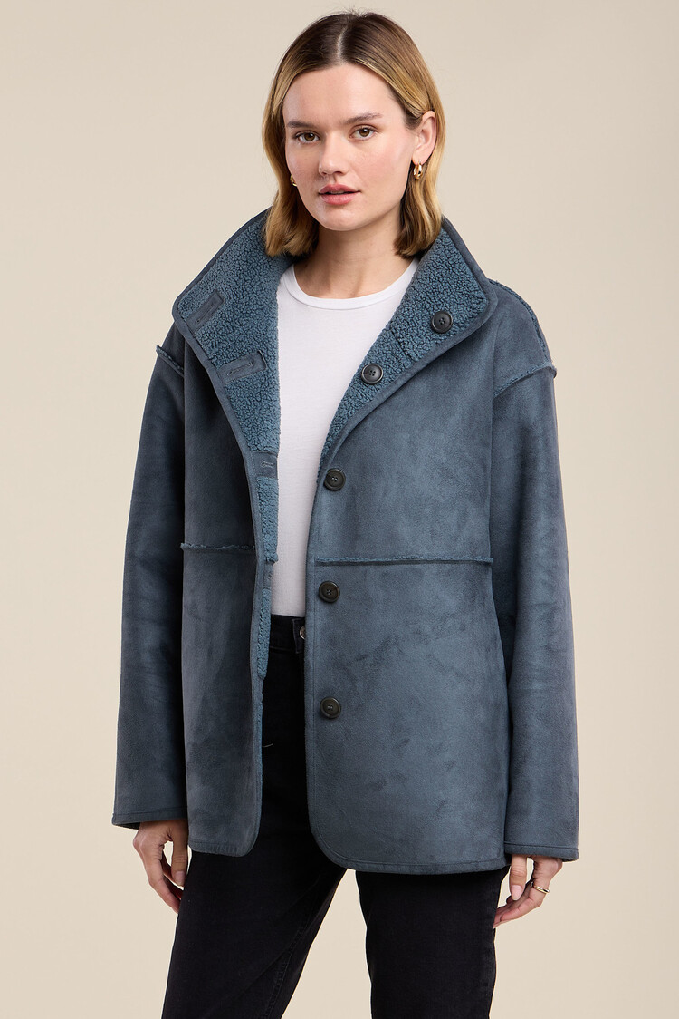 Velvet Shona Jacket Coal Dust