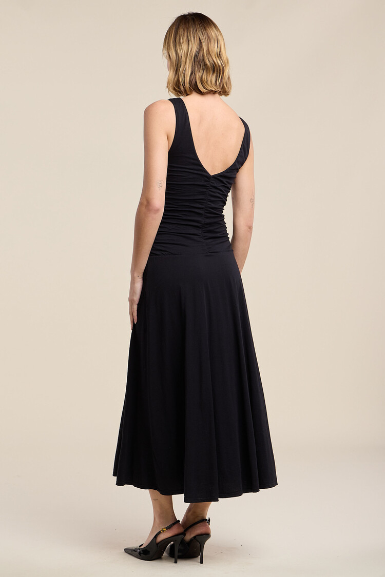 Velvet Pia Dress Black