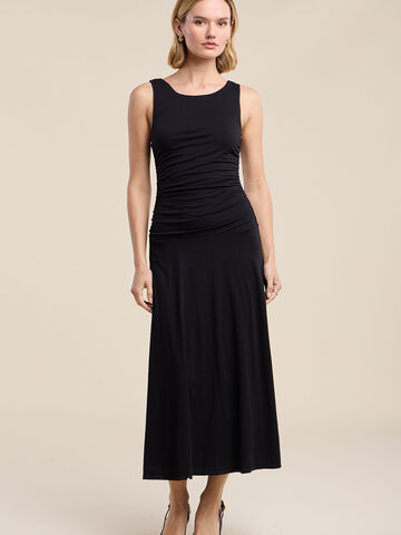 Velvet Pia Dress Black
