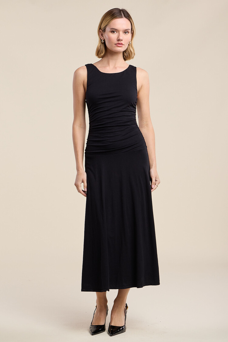 Velvet Pia Dress Black