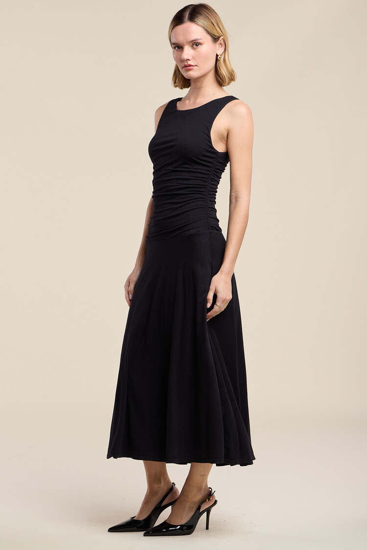 Velvet Pia Dress Black