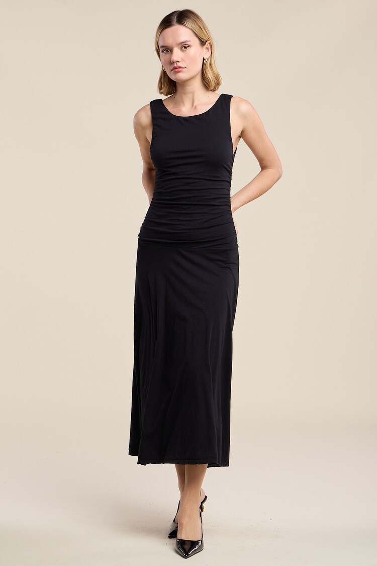 Velvet Pia Dress Black