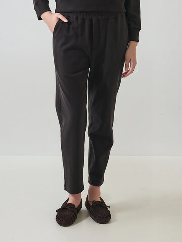 Patrick Assaraf Pima Tapered Pant Molasses