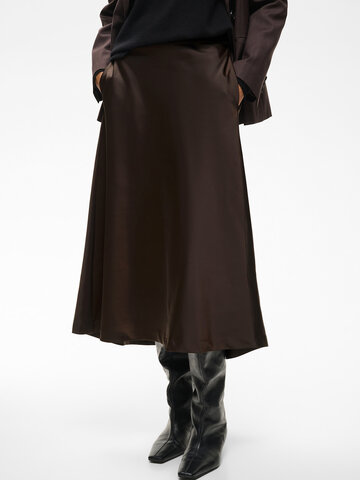InWear Zilky Skirt Chocolate Brown