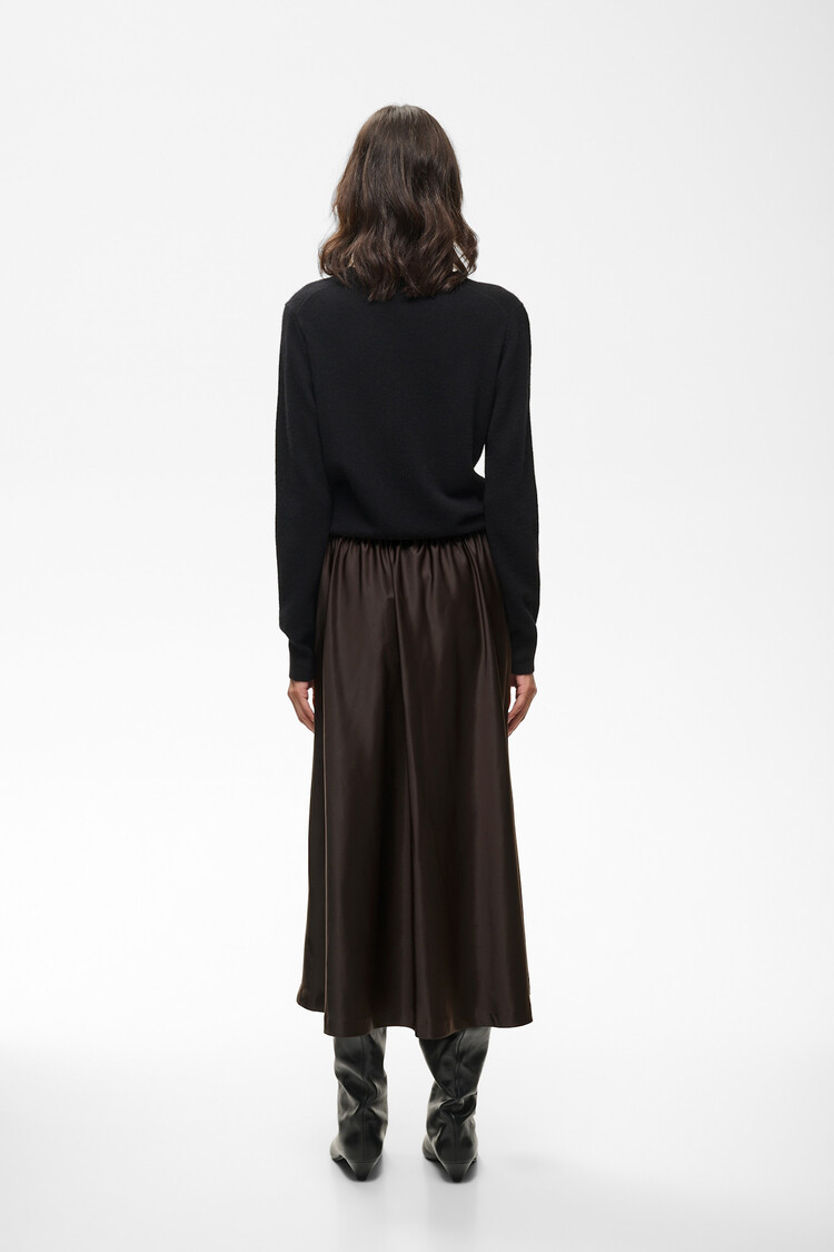 InWear Zilky Skirt Chocolate Brown
