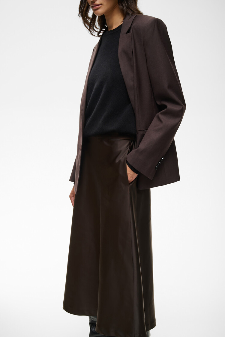 InWear Zilky Skirt Chocolate Brown