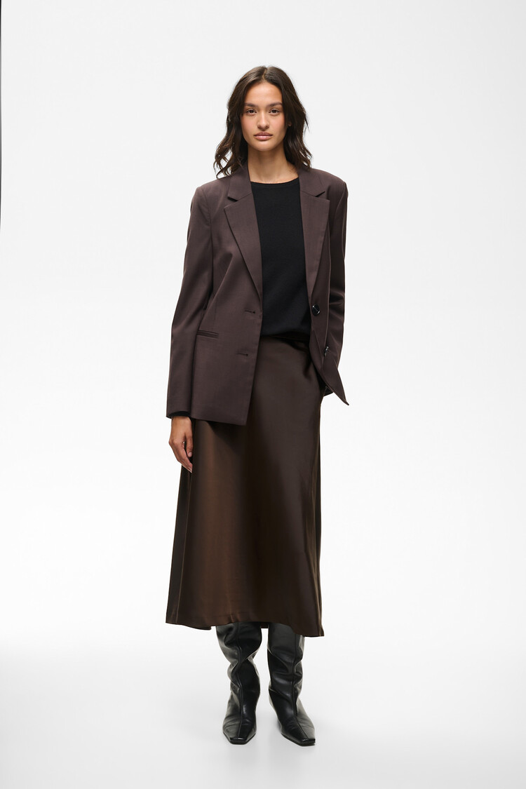 InWear Zilky Skirt Chocolate Brown