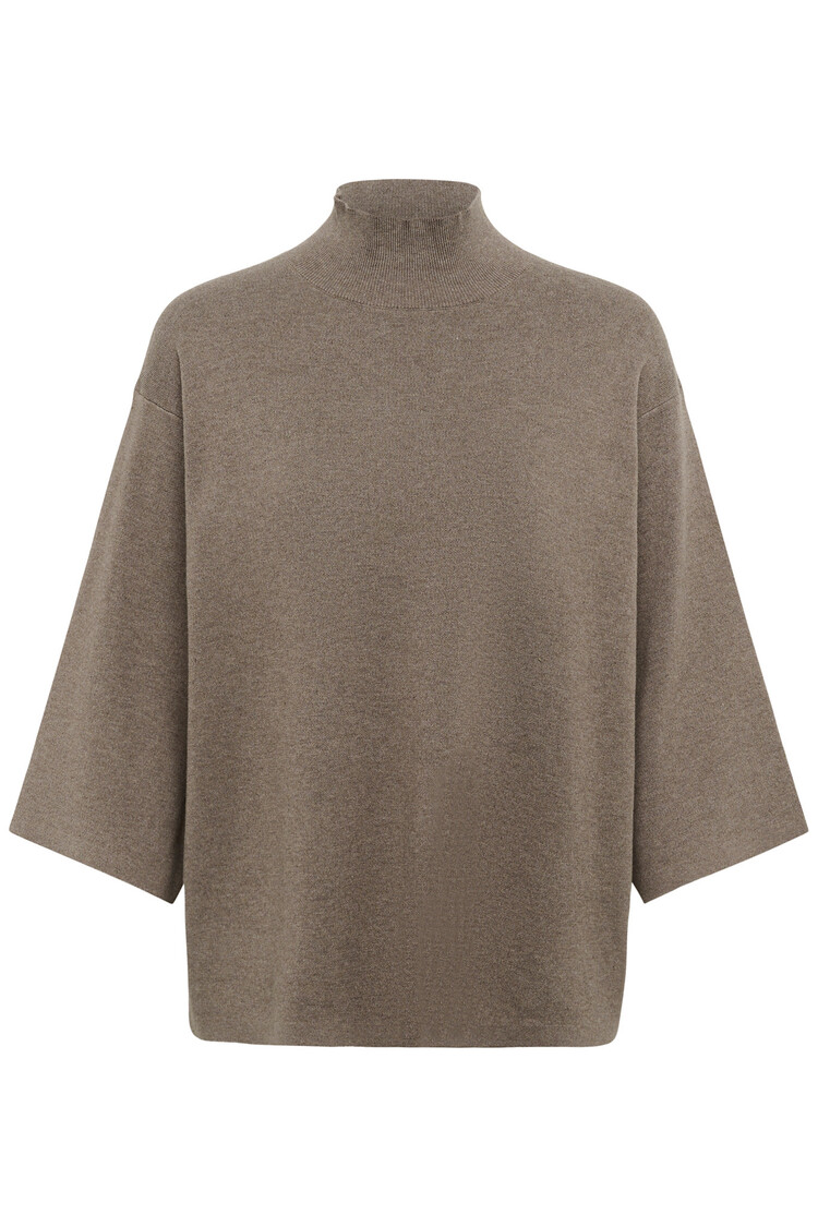 InWear Tilda Highneck Pullover Cinder Melange