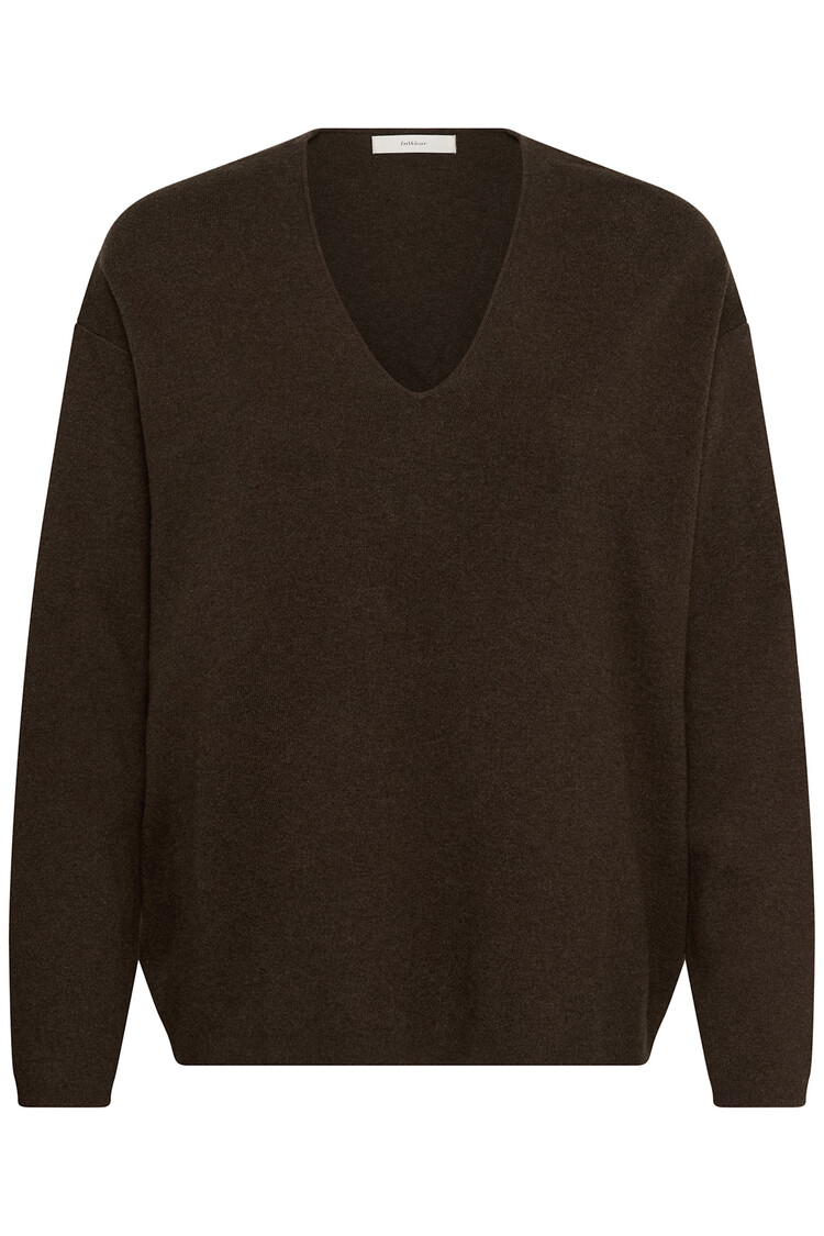 InWear Tilda V-Neck Pullover Chocolate Brown