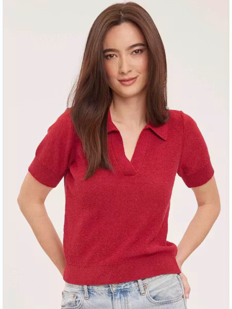 Gentle Fawn Tatum Collard Pullover Cranberry