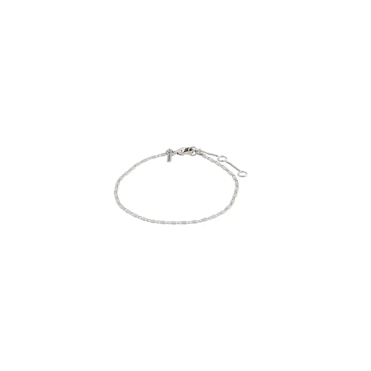 Pilgrim Jewellery PARISA Flat Link Chain Bracelet Silver