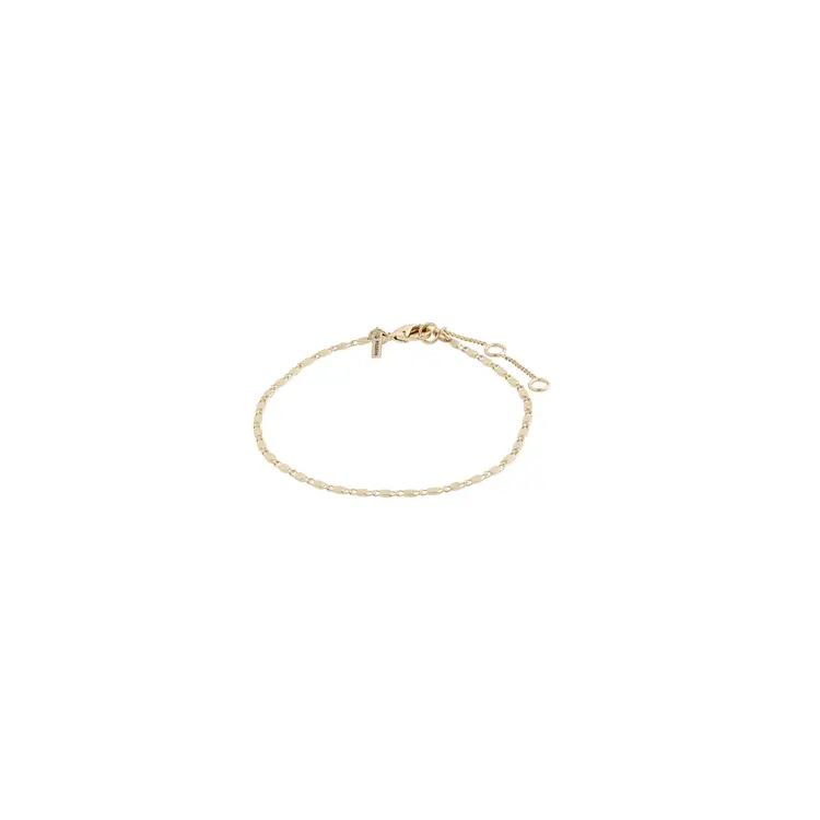 Pilgrim Jewellery PARISA Flat Link Chain Bracelet Gold