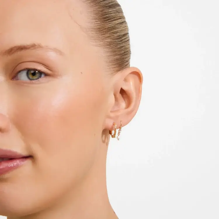 Pilgrim Jewellery MORIN Earrings 2-in-1 Set Gold Plated
