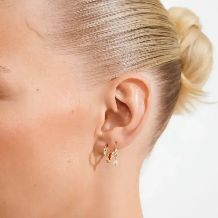 Pilgrim Jewellery MORIN Earrings 2-in-1 Set Gold Plated